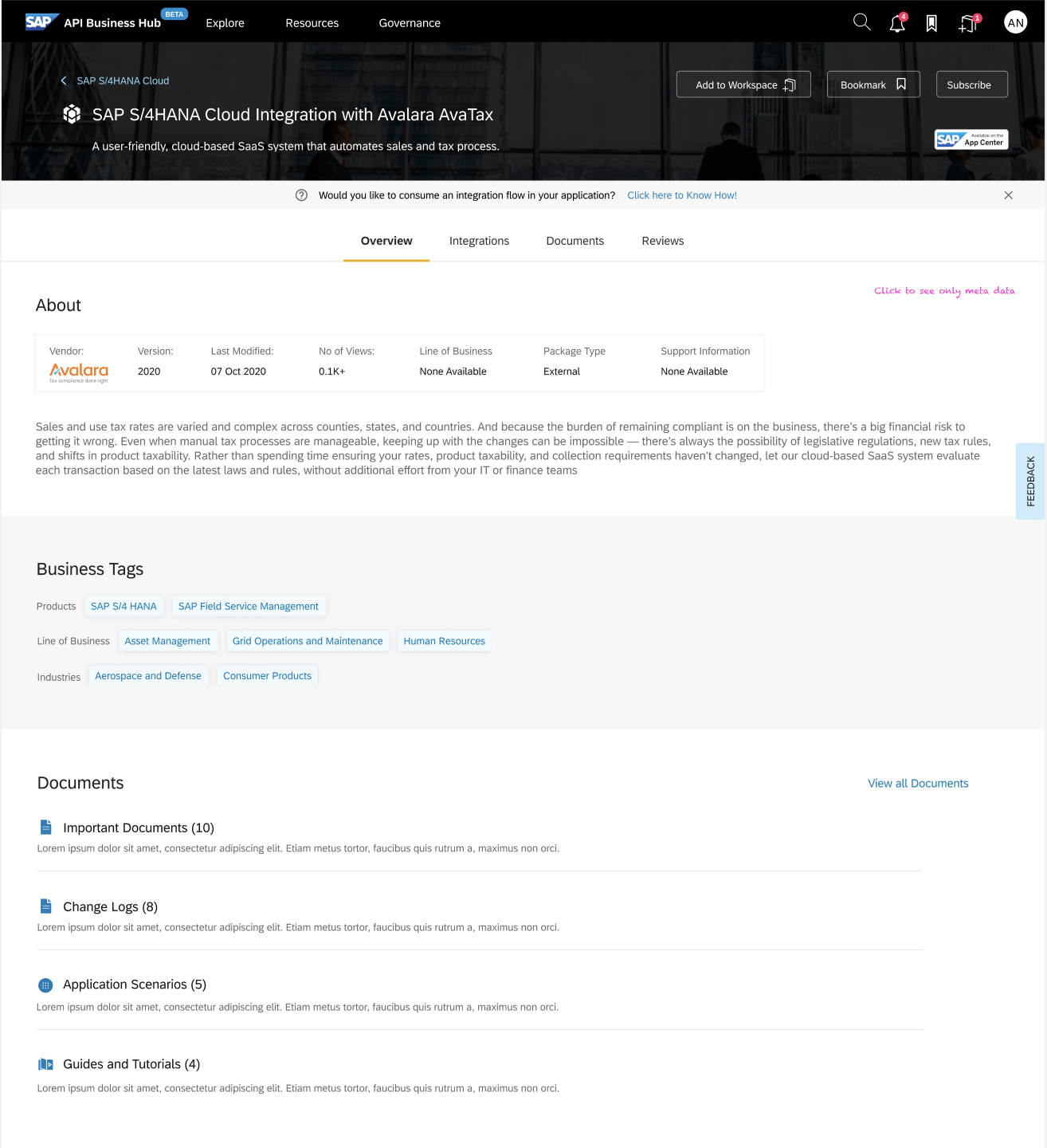 After · Business Accelerator Hub (Redesign)
