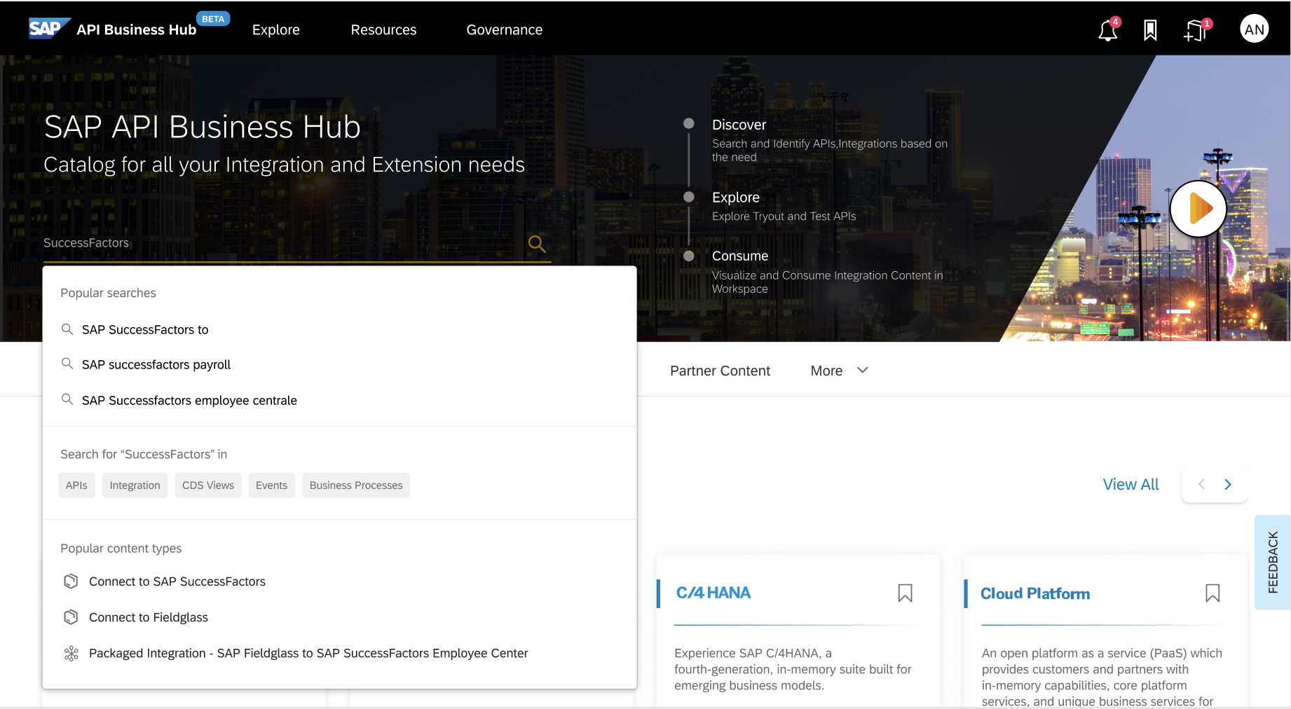 After · Business Accelerator Hub (Redesign)